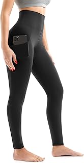 Walifrey Leggings with Pockets for Women | High Waisted, Buttery Soft, for Gym Yoga Workout Cycling, Fashion Clothing
