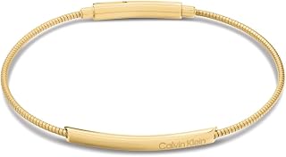 Calvin Klein Women's Polished Stainless Steel Gold Plated Bracelet