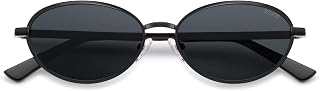 SOJOS Trendy Oval Cat Eye Polarized Sunglasses for Women Men, Chic 80s 90s Retro Fashion Sunnies SJ1279