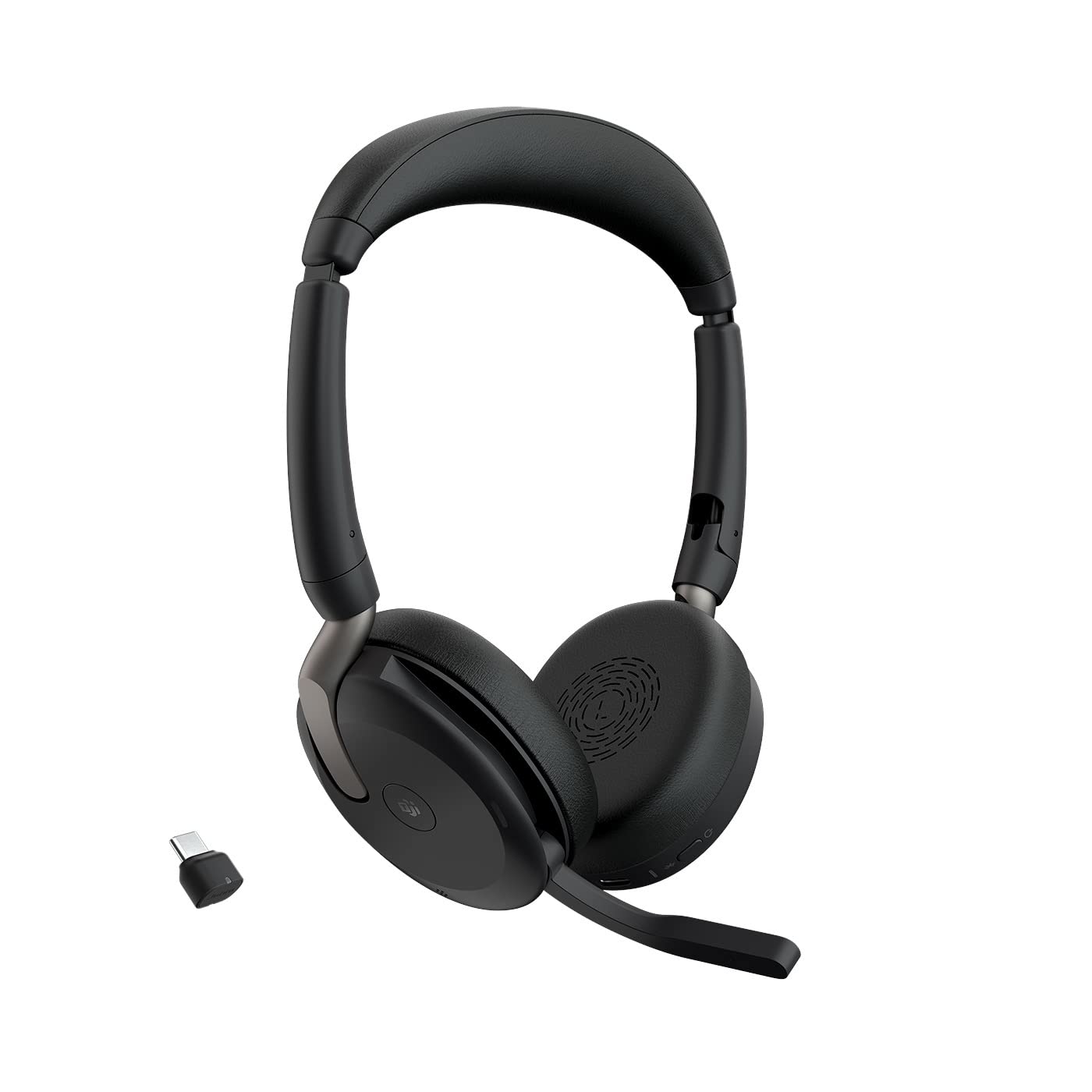 Jabra Evolve2 65 Flex Wireless Bluetooth Headphones, Black