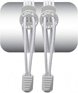 Lock Laces Elastic No Tie Shoelaces for Kids & Adults, One Size Fits All