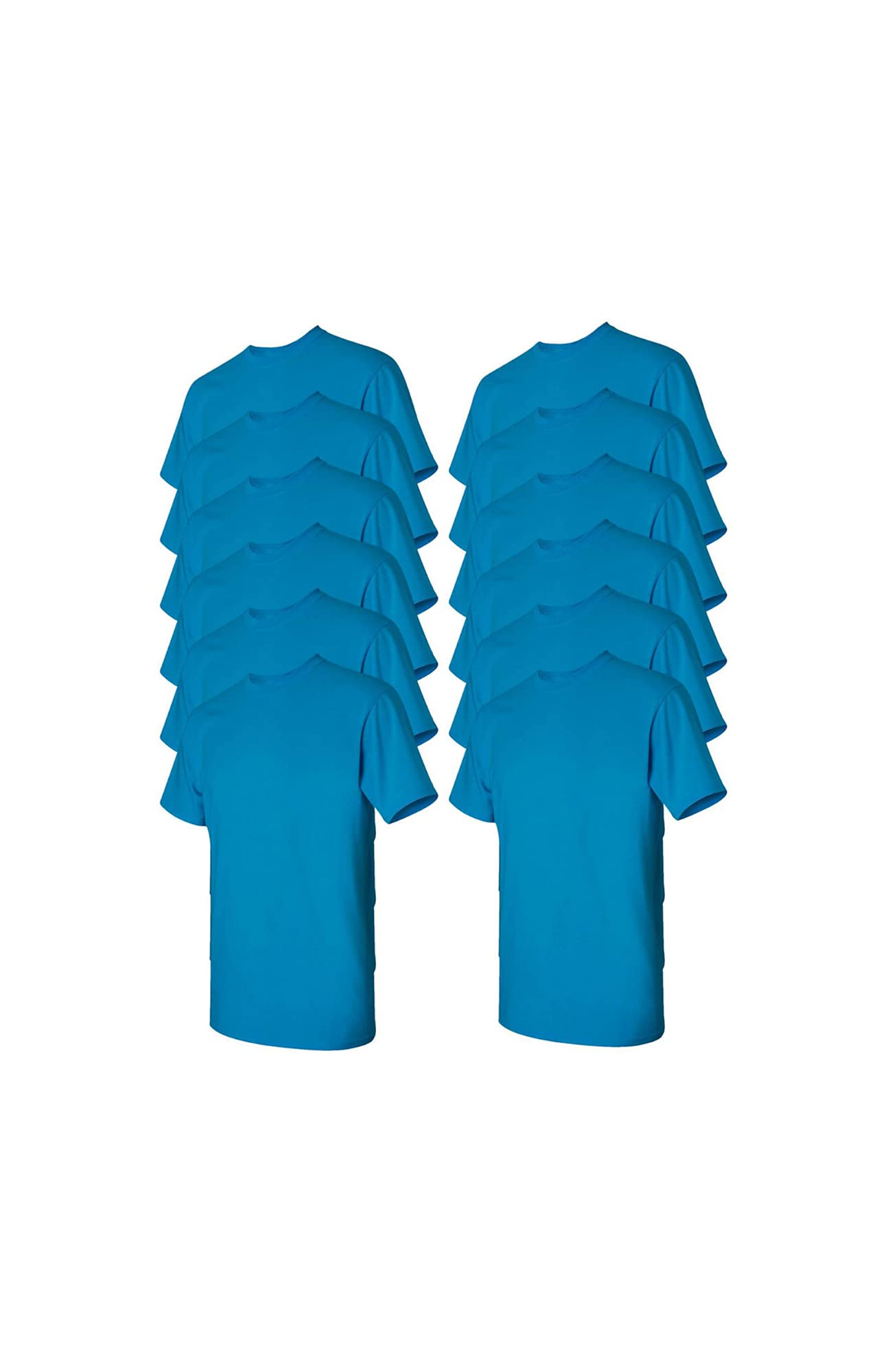 Gildan Men's T-Shirt Aus Schwerer Baumwolle Mehrfarbig,Stil G5000 T-Shirt (Pack of 10)