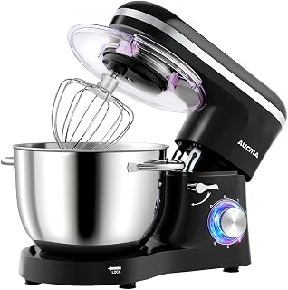 Aucma Stand Mixer,Electric Food Mixer with 6.2L Bowl for Home Baking, 1400W