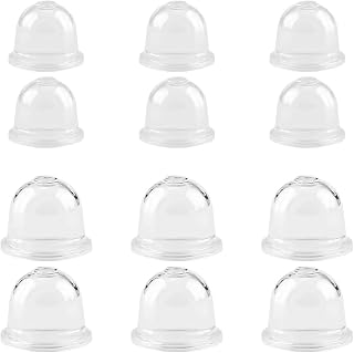 Lotsdonxia 12 Pcs Primer Bulb Kit - Universal Carburetor Pump Bulbs for Chainsaws, Trimmers, Brush Cutters, Compatible with Poulan, Craftsman, Petrol Garden Tools