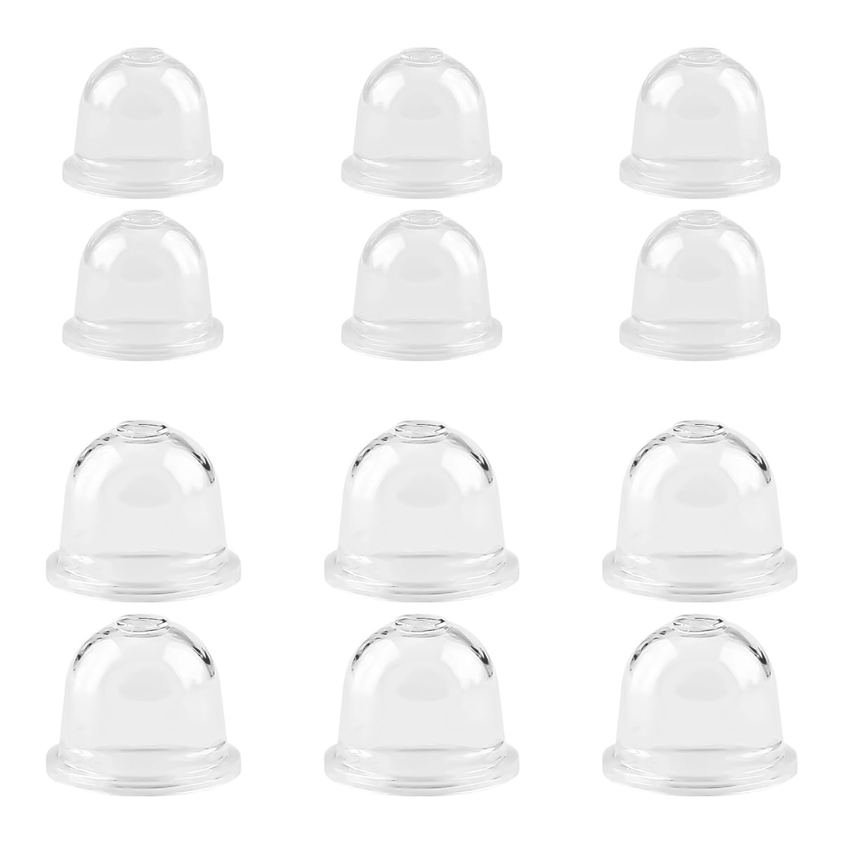 Lotsdonxia 12 Pcs Primer Bulb Kit - Universal Carburetor Pump Bulbs for Chainsaw