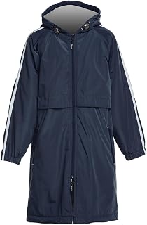 Sporti Youth Swim Parka with Striped Comfort Plush Fleece Lining