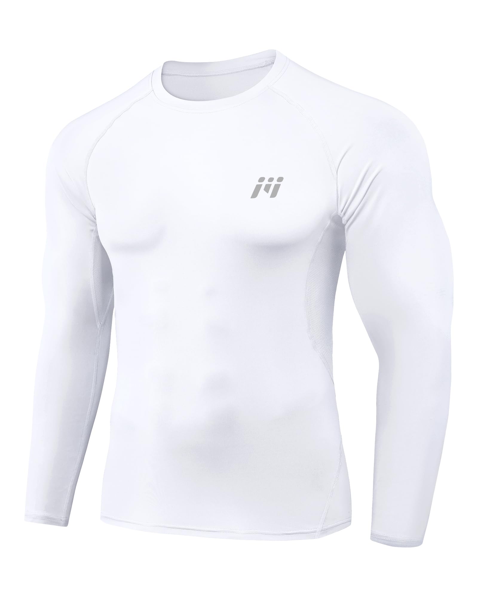 MEETWEE Kompressionsshirt Herren, Kurz/Langarm Funktionsshirt Männer Sportshirt 