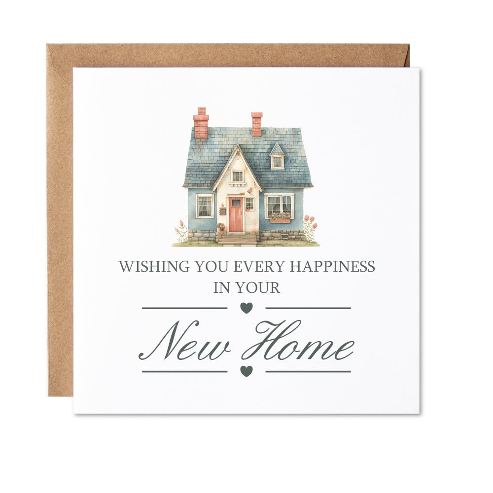 Maise & Rose New Home Card | Housewarming Card For Friends & Family | P59 | Hous