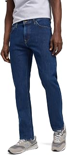 Lee - Men's Jeans - Regular Straight Cut - Daren Zip Fly - Very Dark Stone