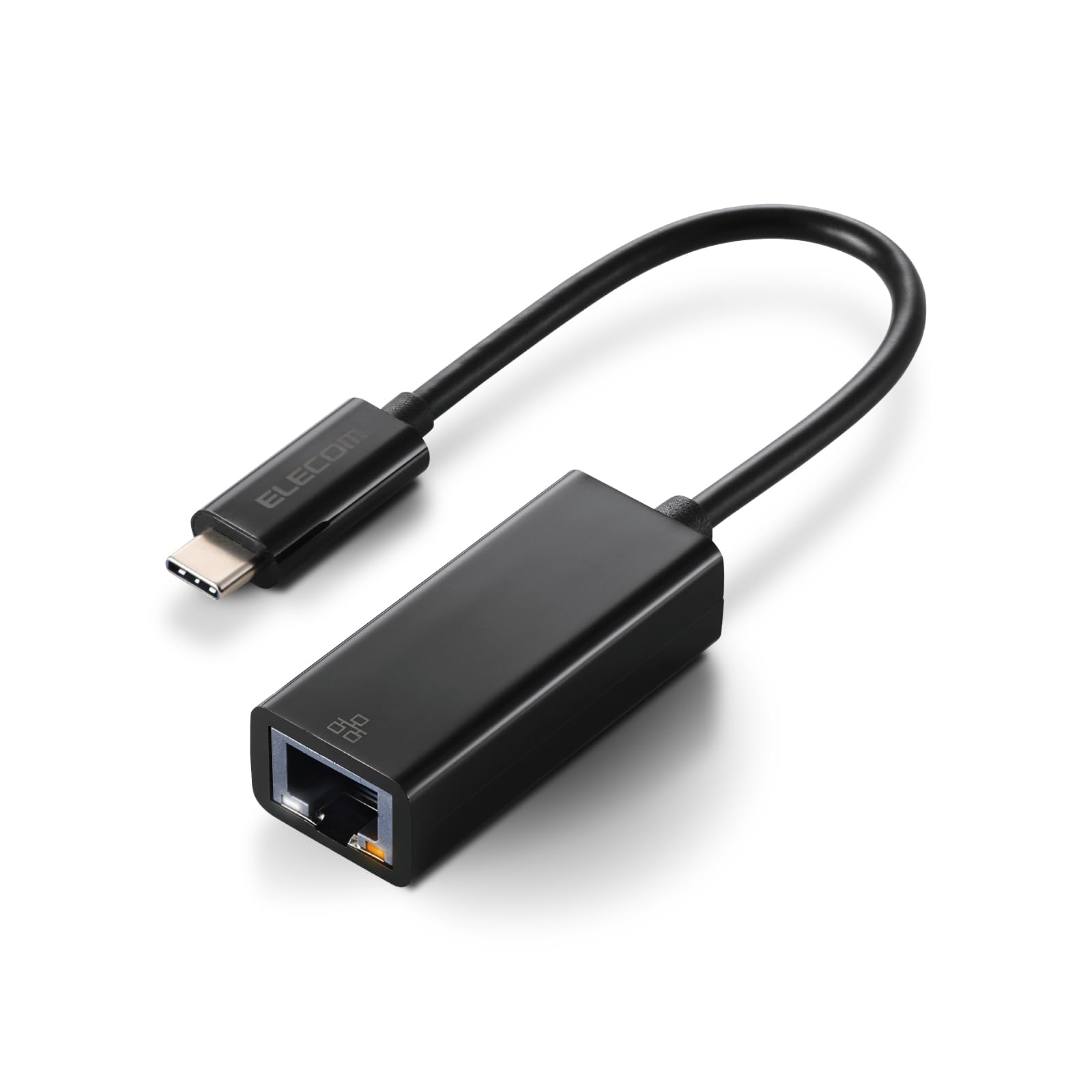 Elecom EDC-GUC3V3E-B Wired LAN Adapter USB Type C USB-C to RJ45 Windows/macOS Bl