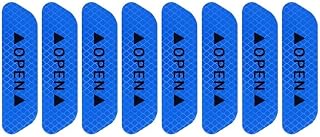 8 Pcs Car Door Night Visibility Warning Open Reflective Stickers, Auto Safety Decals, Universal Anti-collision Protective Tape for Car