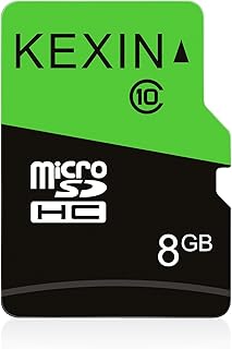 KEXIN Micro SD Card 8GB, MicroSDHC UHS-I Class 10, Mini SD Card, Memory Card for Smartphone, Tablet, Camera