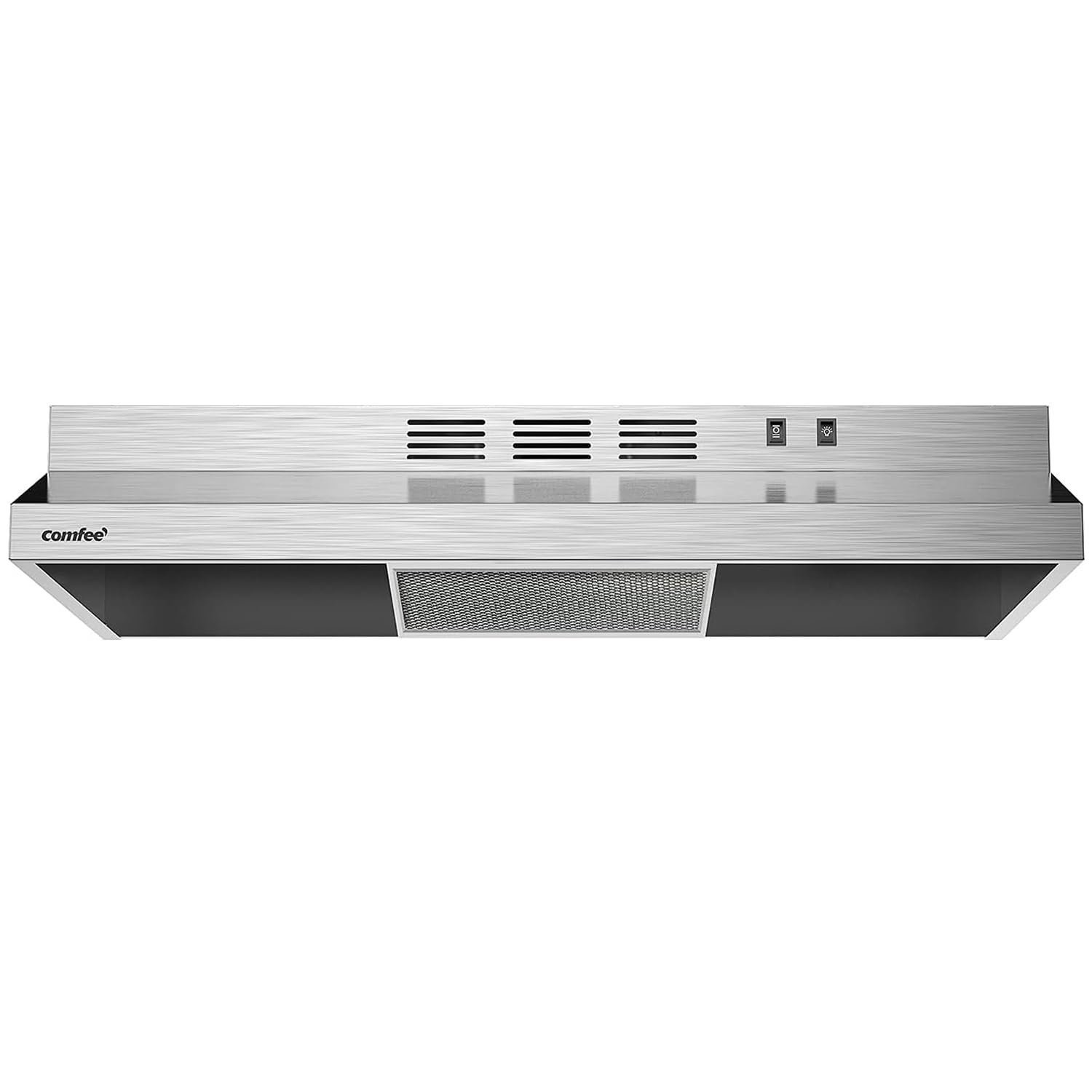 COMFEE' Range Hood 30 Inch Under Cabinet 200 CFM Ducted/Ductless | Durable 