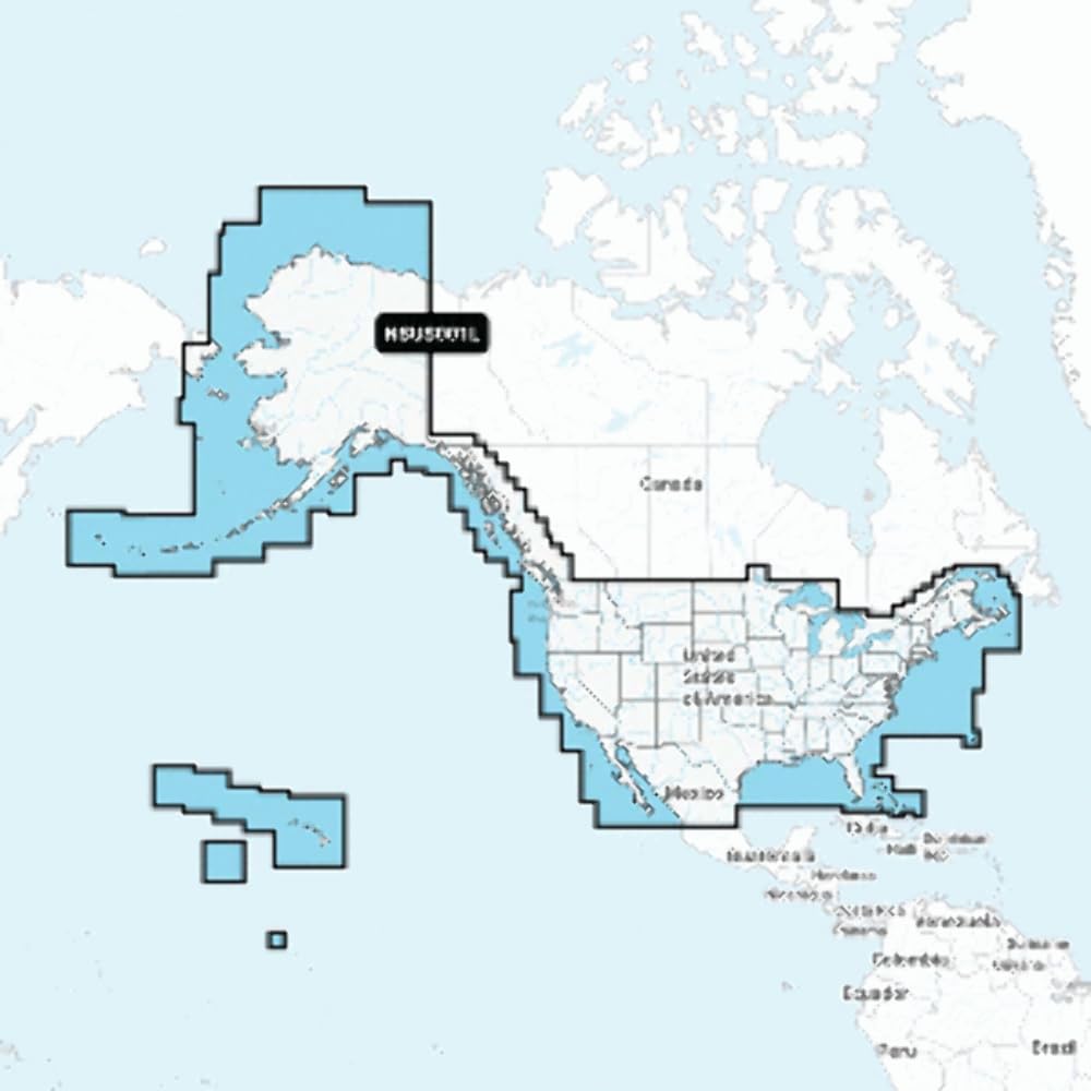 Garmin U.S. & Coastal Canada - Lakes, Rivers and Coastal Marine Charts - Garmin 