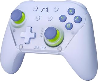 MOBAPAD Chitu 2 Silent Wireless Pro Controller for Nintendo Switch 2/1 Lite/OLED, Gamepad with TMR Glide Joysticks [ZERO Drift], HD Rumble, NFC, Conductive Silicone Button, Turbo, Programming, 6 Axis