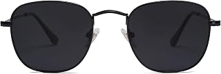 SOJOS Small Square Polarized Sunglasses for Women Men Classic Vintage Retro Style SJ1143