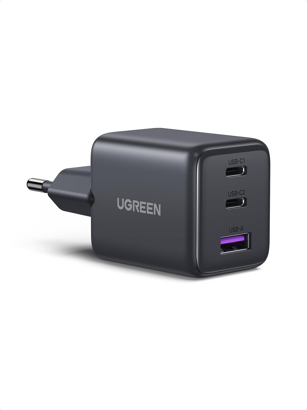 UGREEN USB C Charger 30 W, 3-Port GaN Power Supply, PD iPhone Chrager | PD Fast 