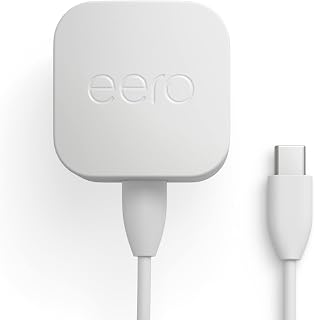 Amazon eero 15W USB-C Power Adapter for eero, eero 6, eero 6+, eero PoE 6, and eero 7