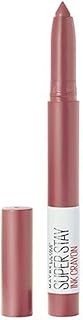 Maybelline Super Stay Ink Crayon Lipstick Makeup, Precision Tip Matte Lip Crayon with Built-in Sharpener, Longwear Up To 8Hrs, Lead The Way, Pink Beige, 1 Count