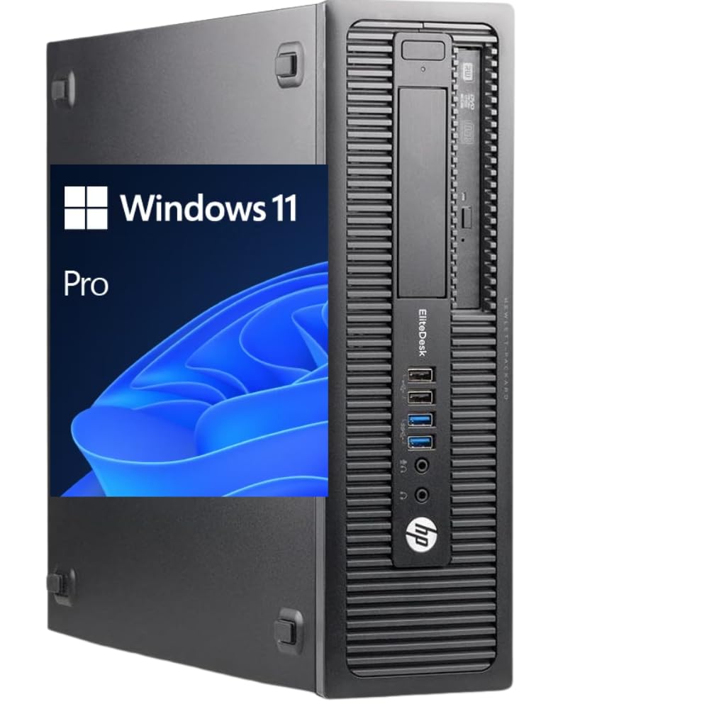 HP - EliteDesk 800 G1 | Black | Intel Core i5‑4570 3.2GHz | 16GB DDR3 RAM | 240G