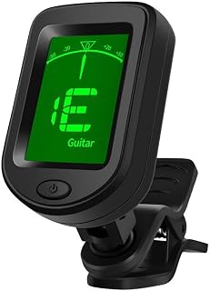 Newaner Electronic Guitar Tuner Clip On Tuner for Guitar, Bass, Ukulele and Violin with LCD Screen 360° Rotation
