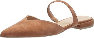 Mesh Mules for Women Comfy Raffia Woven Strap Closed Pointed Toe Mule Flats Casual Slip on Dress Slides Flats