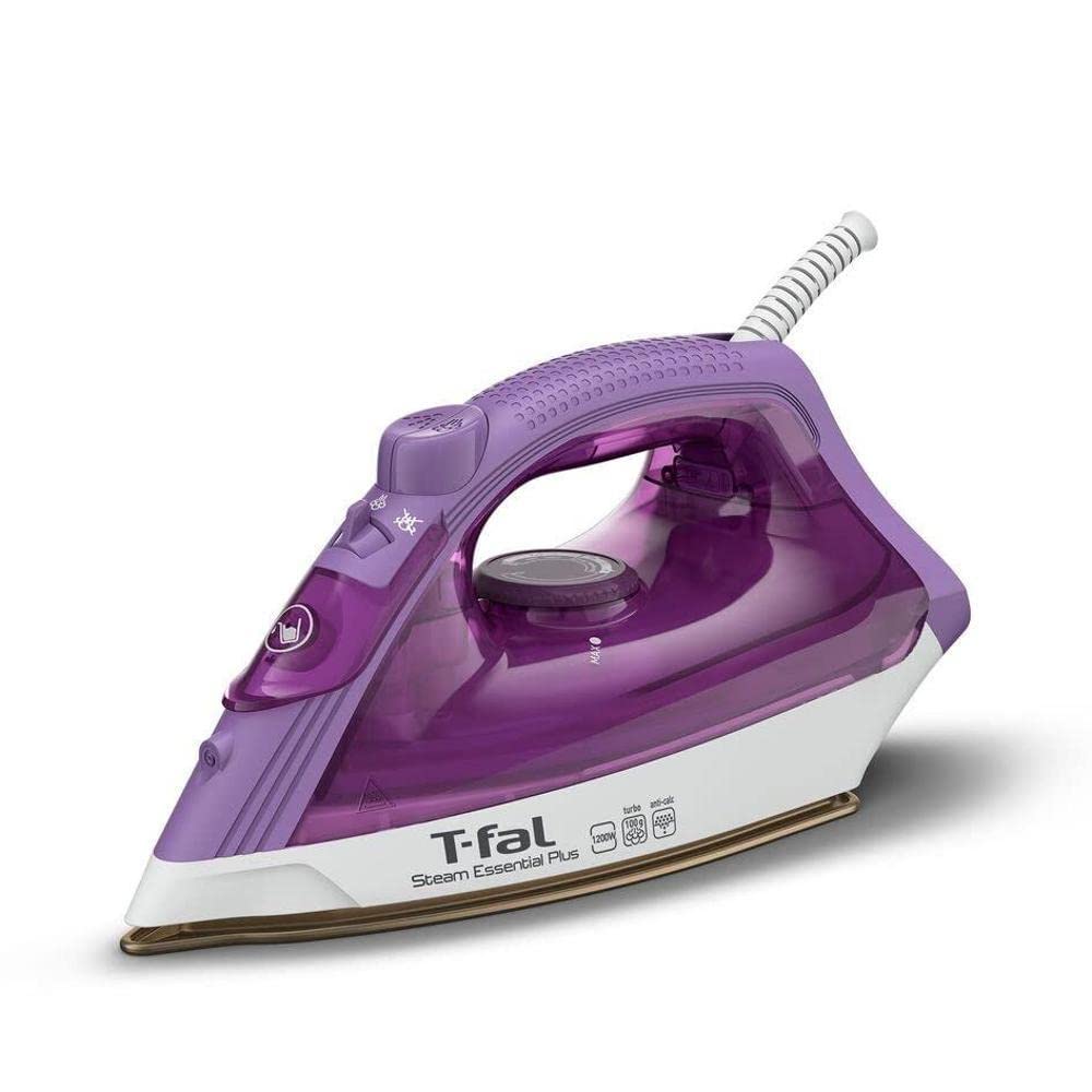 T-fal Steam Essential Plus Ceramic Soleplate Steam Iron for Clothes Eco-Friendly