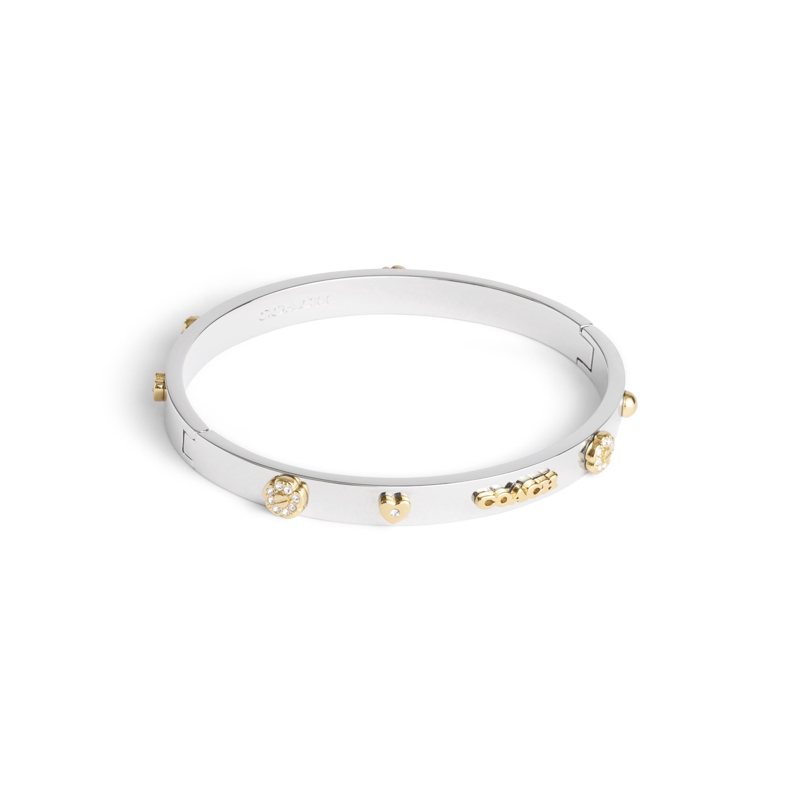 Coach Women's Signature Mixed Motif Bangle Bracelet