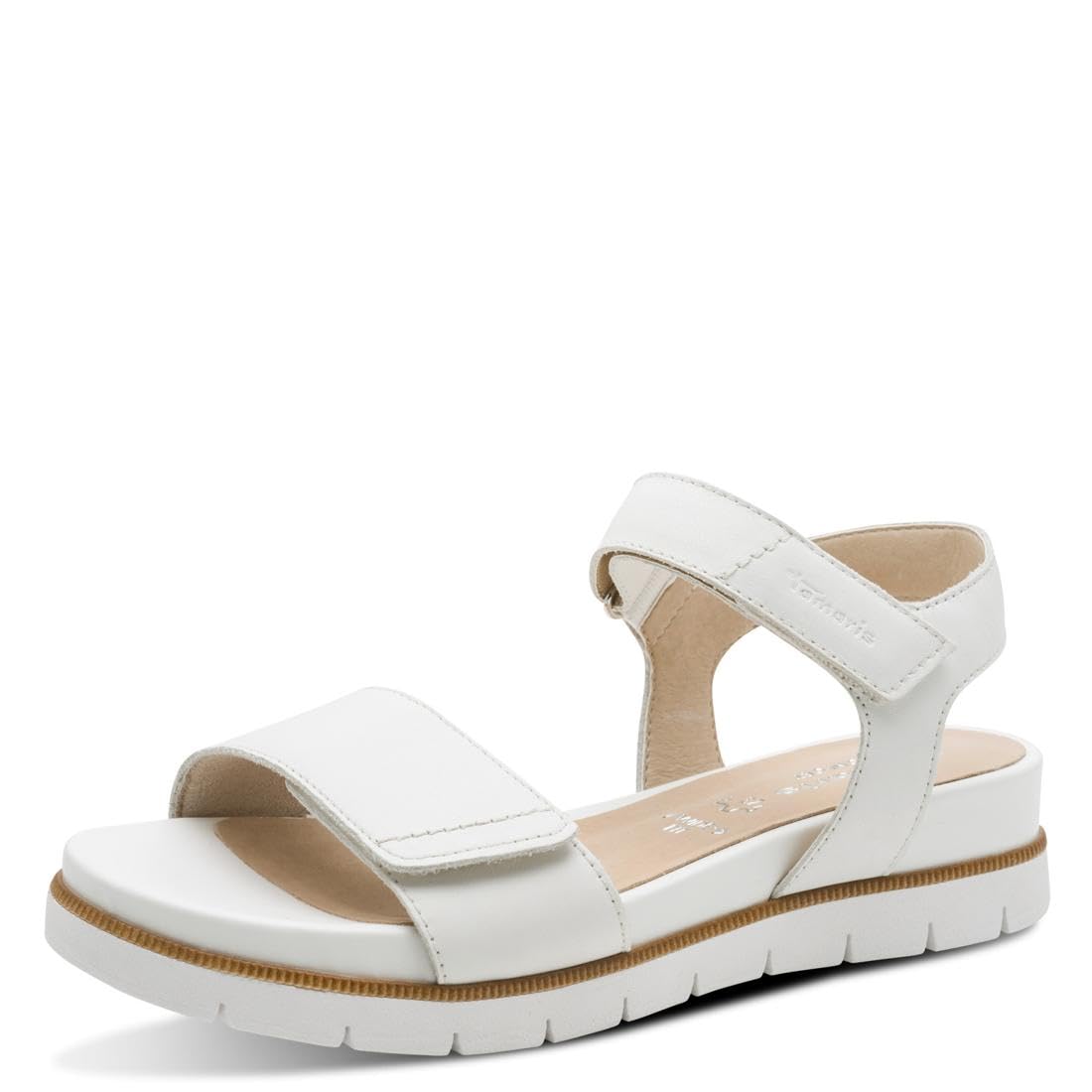 Tamaris Femme Comfort Damen Wedge/Plat Sand Multiadjustable Sandale cale