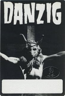 Danzig 1990 Lucifuge Backstage Pass Black