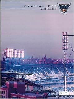 Comerica Park Inaugural Game Program - Embossed Limited Edition