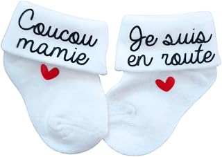 Personalised Baby Socks - Pregnancy Announcement Theme
