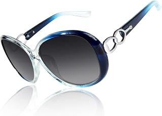 CGID Trendy Oversized Sunglasses for Women Ladies Polarized Shades UV400