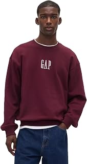 Gap Men's Crewneck Fleece Sweatshirt with Logo