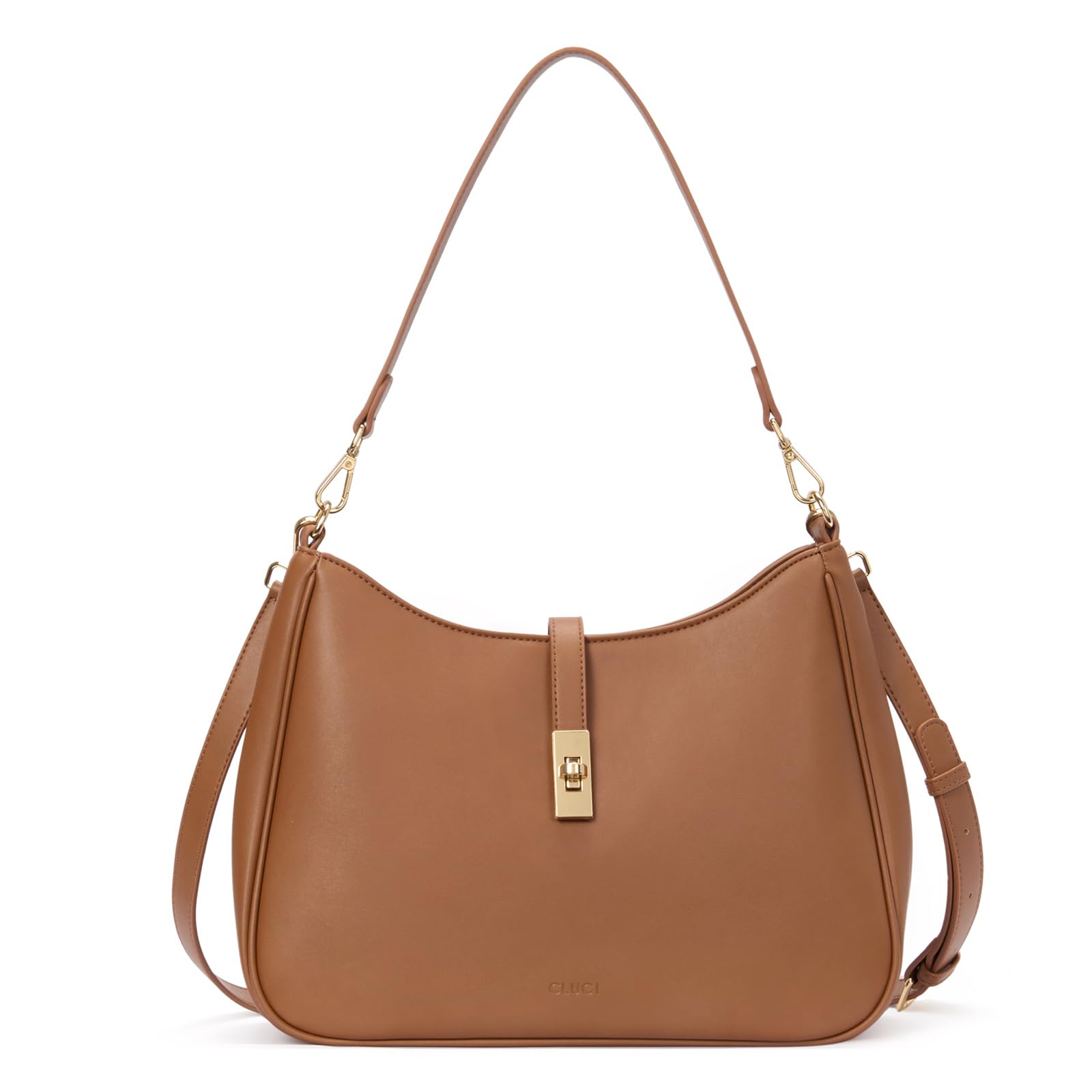 CLUCI Small Shoulder Bag, Purses for Women Trendy with 2 Removable Strap, Vegan 