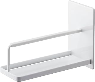 Yamazaki 4972 Magnetic Bathroom Smartphone Stand, White, Approx. W 3.1 x D 6.7 x H 4.7 inches (8 x 17 x 12 cm), Tower, Smartphone Stand, Anti-Slip