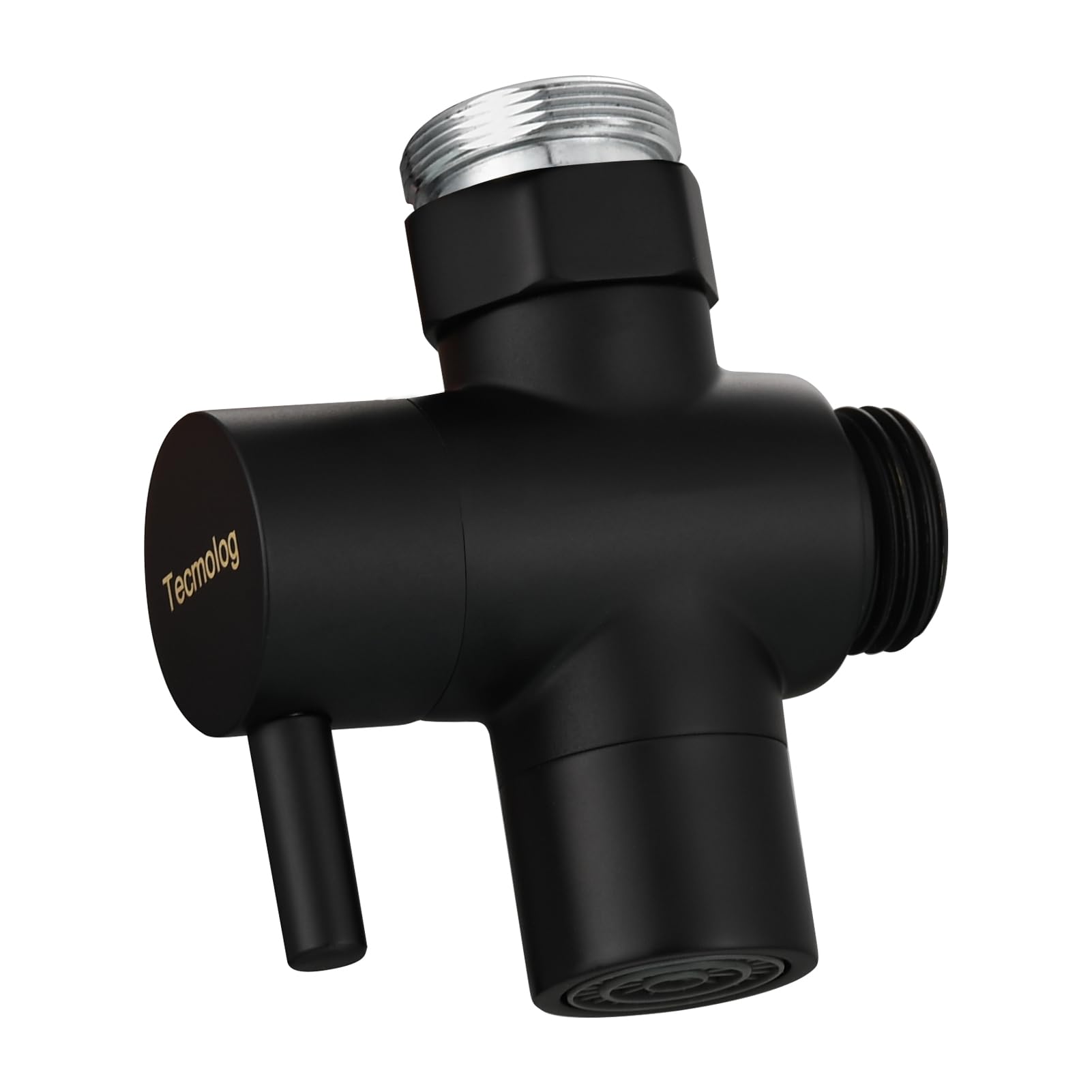 Tecmolog Brass Faucet Diverter Valve with Aerator and M22 to M24 Male Threaded A
