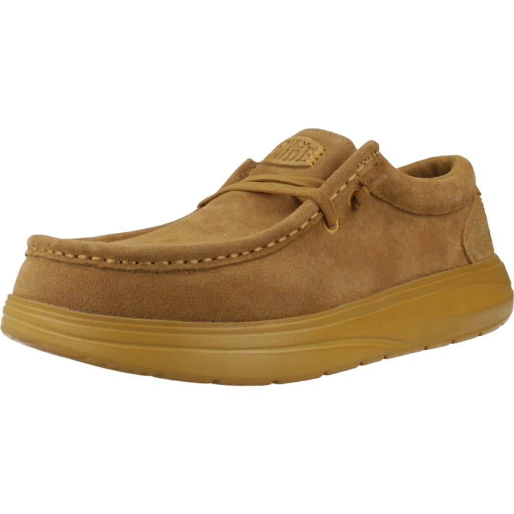 HEYDUDE Wally Comf Suede Slip-On Shoes for Men