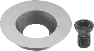12mm Round Carbide Replacement Insert Cutter 12x2.5mm-30° Replacement Cutter Insert with Screws DIY Woodworking Lathe Wood Turning Finisher Tool