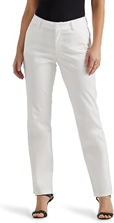 Lee Womens Wrinkle Free Relaxed Fit Straight Leg Pant