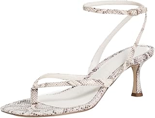 Sam Edelman Sandali infradito da donna con tacco Pax, Avorio, 6