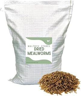 Maltbys' Stores 5kg Dried Mealworms | Premium Dried Mealworms for Wild Bird Feeding