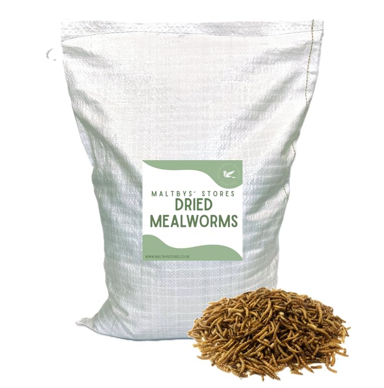 Maltbys' Stores 5kg Dried Mealworms | Premium Dried Mealworms for Wild Bird Feed