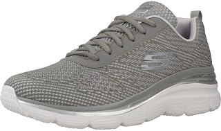 Skechers レディース ファッション フィット ボーダー スニーカー