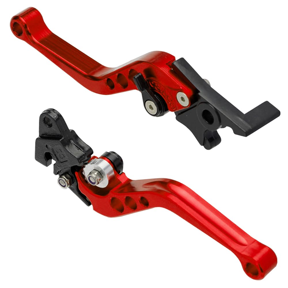 MOCNT 1 Pair Motorcycle Break Clutch Levers Adjustable 7/8" Handle Levers | Moto