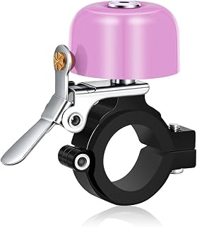 Greallthy Bike Bell, Bike Bells Adults Kids, Full-Metal Bike Bell for 22.2-31.8mm Bicycle Handlebars, 80DB Bicycle Bell, Bicycle Bell 7 Colors.