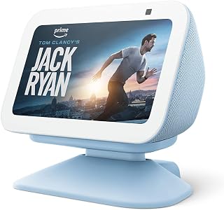 Echo Show 5 (3rd Gen) with Adjustable Stand with USB-C Charging Port, Cloud Blue