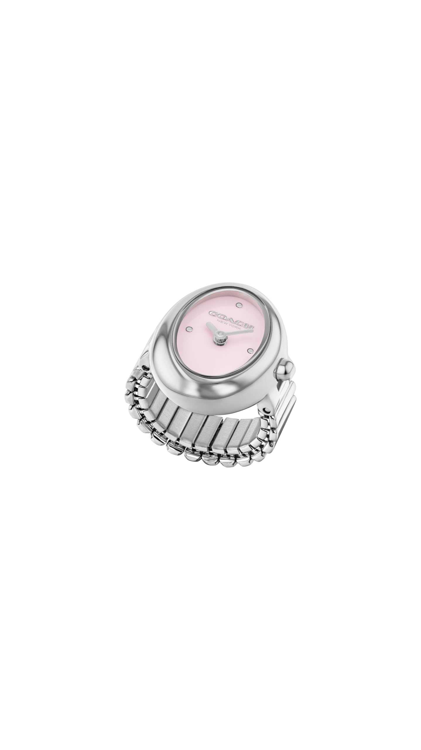 COACH Sammy Women's 2H Quartz Ring Watch - Jewelry-Inspired Design with Stretch 