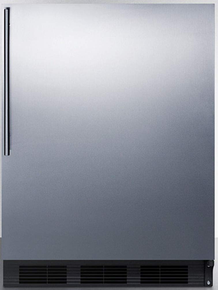 Summit Appliance AL752BKSSHV Freestanding ADA Compliant 24" Wide 5.5 Cu.Ft.