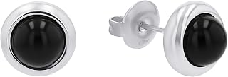 s.Oliver Damen Schmuck – Ohrstecker & Klappcreole aus 925er Silber mit verschiedenen Stein- & Perlendesigns – Klassisch, Zeitlos & Schön – Perfekte Geschenkidee